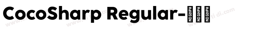 CocoSharp Regular字体转换